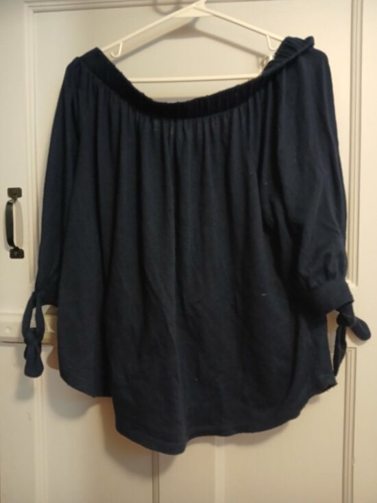 c Tops - C Womens M Dark Blue Long Sleeve Shirt